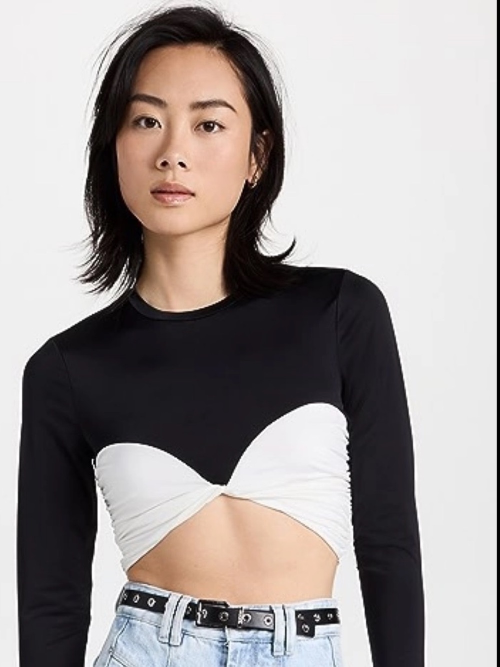 AFRM - Cori Bra Detail Crop Top